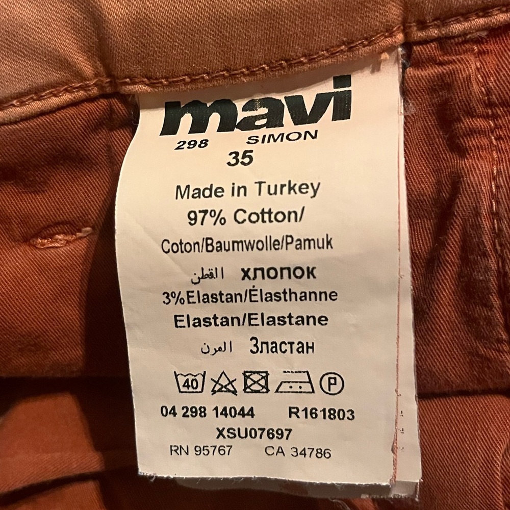 Mavi Denim shorts. Size 35 waist. Excellent condition. Smoke free home.